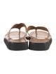 The Row Ginza Leather Flip Flops