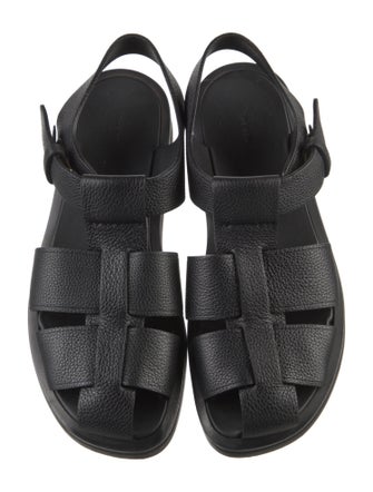 The Row Fisherman Leather Slingback Sandals