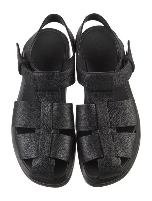 The Row Fisherman Leather Slingback Sandals