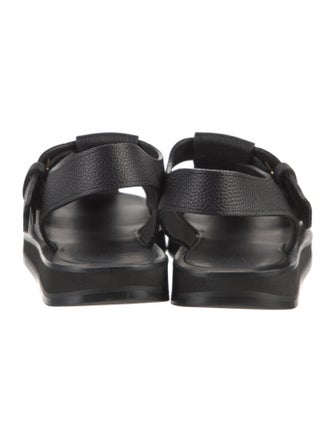 The Row Fisherman Leather Slingback Sandals