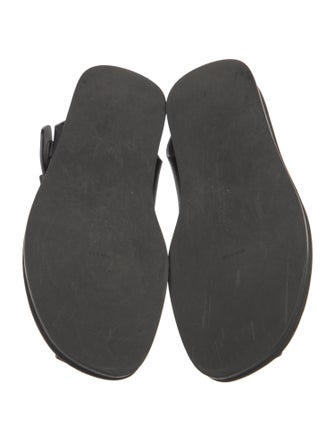 The Row Fisherman Leather Slingback Sandals