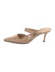 The Row Gala Twist Leather Mules