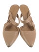 The Row Gala Twist Leather Mules