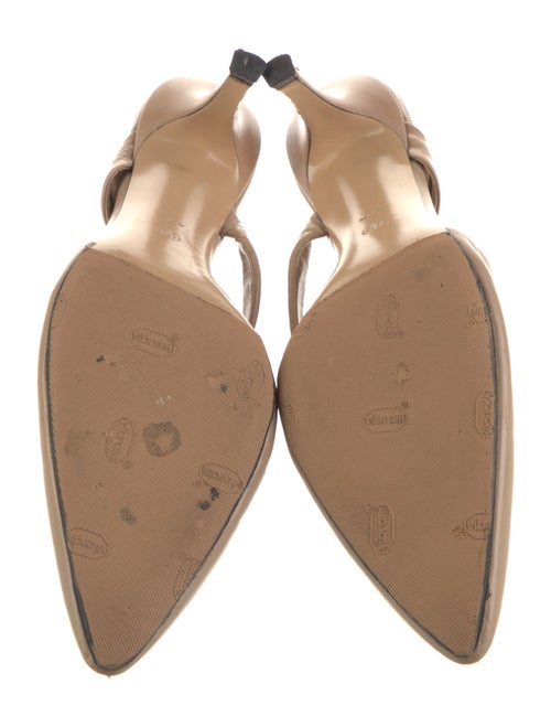 The Row Gala Twist Leather Mules