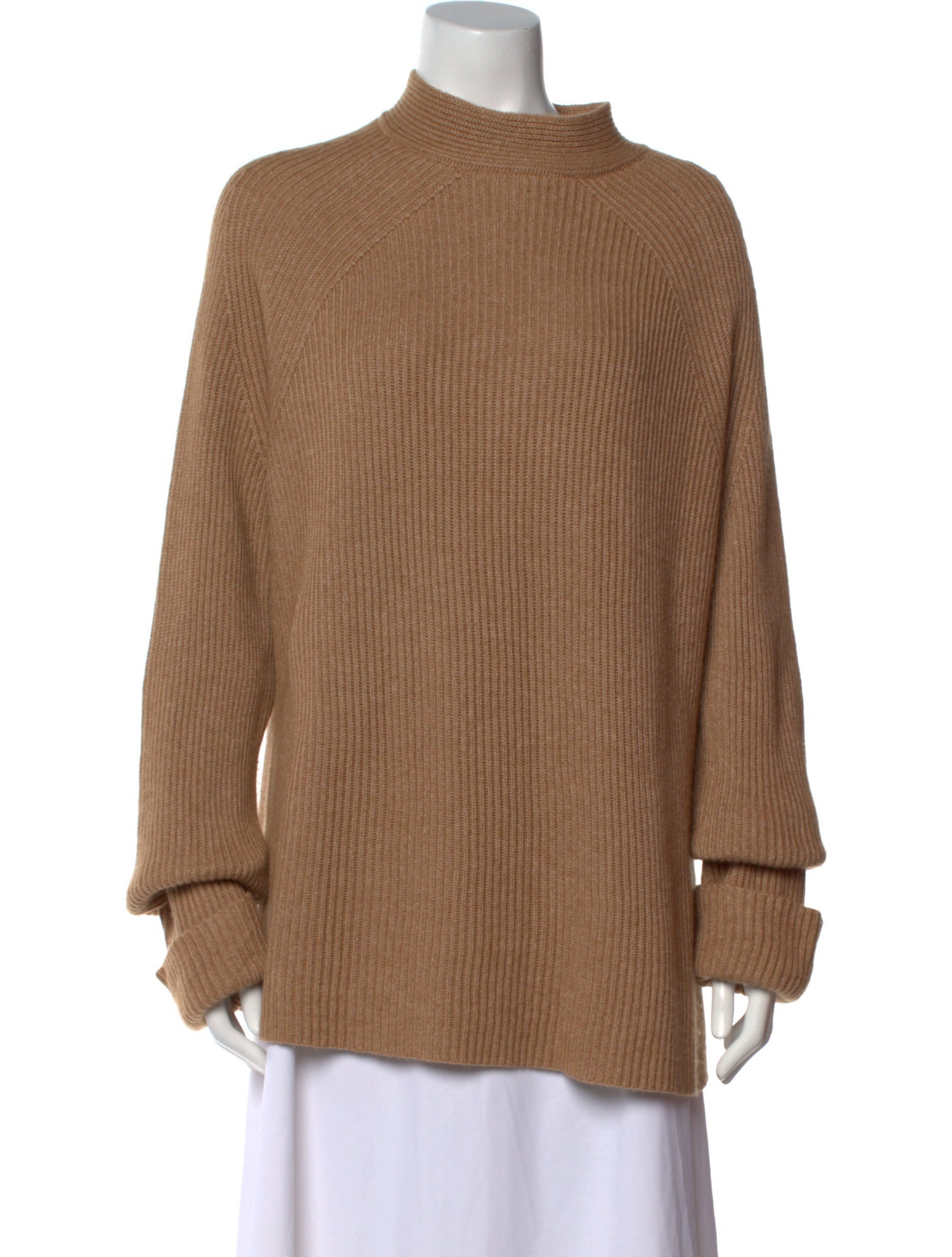 The Row Silk Mock Neck Sweater