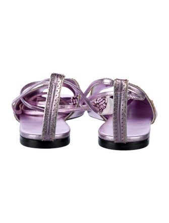 The Row Charlotte Leather Gladiator Sandals