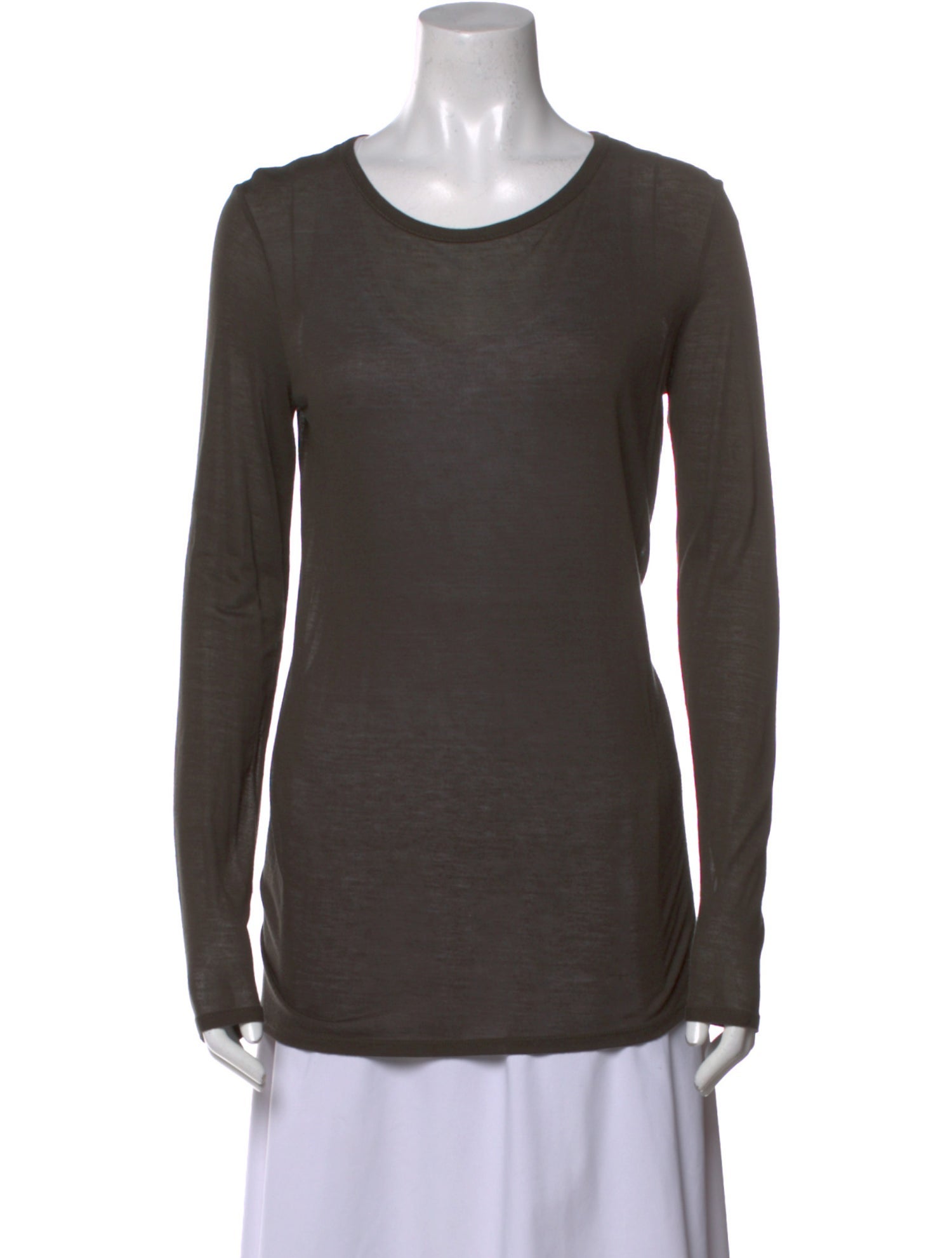The Row Cashmere Scoop Neck T-Shirt
