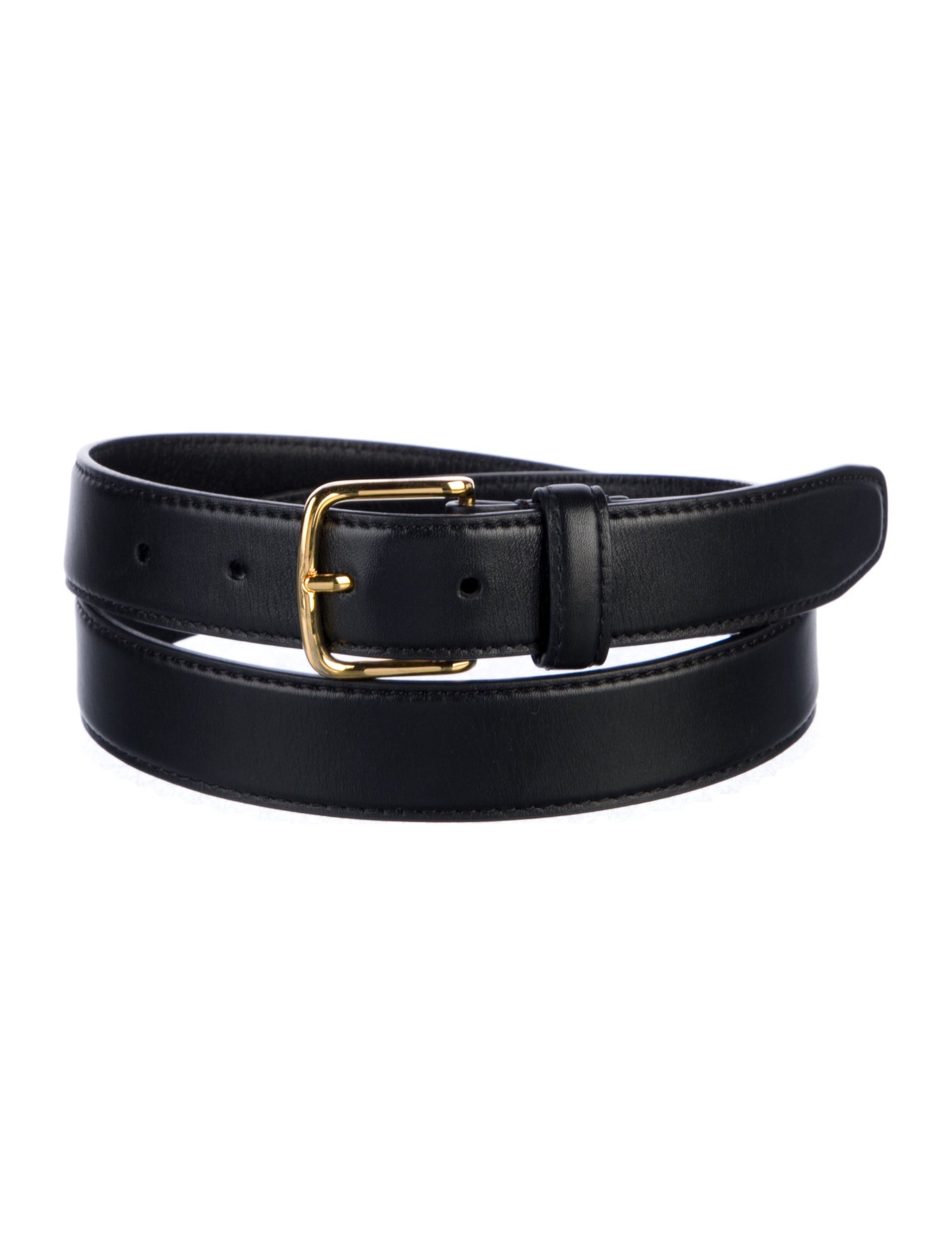 The Row Skinny Leather Belt
