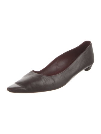 The Row Claudette Leather Ballet Flats