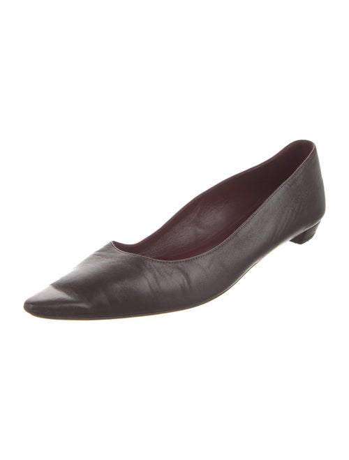 The Row Claudette Leather Ballet Flats