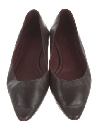 The Row Claudette Leather Ballet Flats