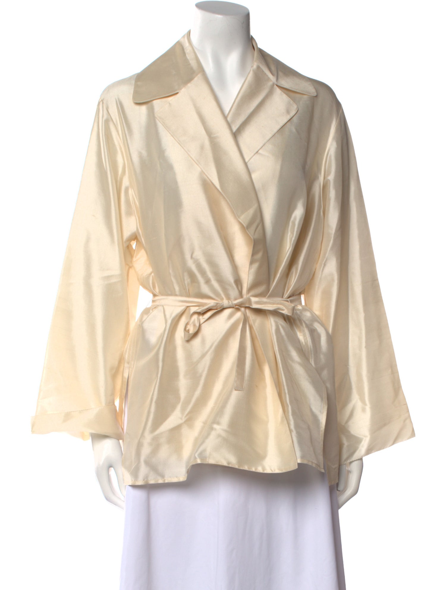 The Row Silk V-Neck Blouse