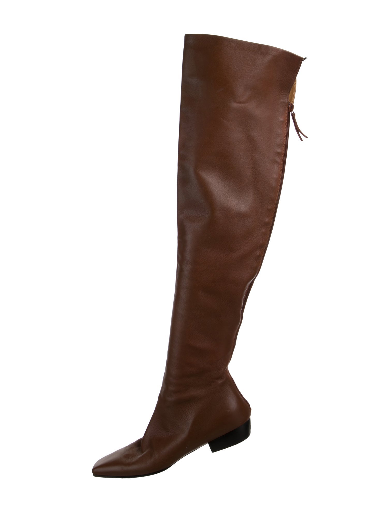 The Row Slouchy Calfskin Boots