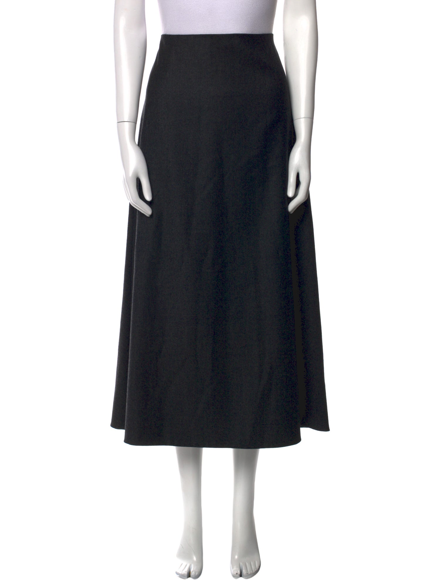 The Row Virgin Wool Midi Length Skirt