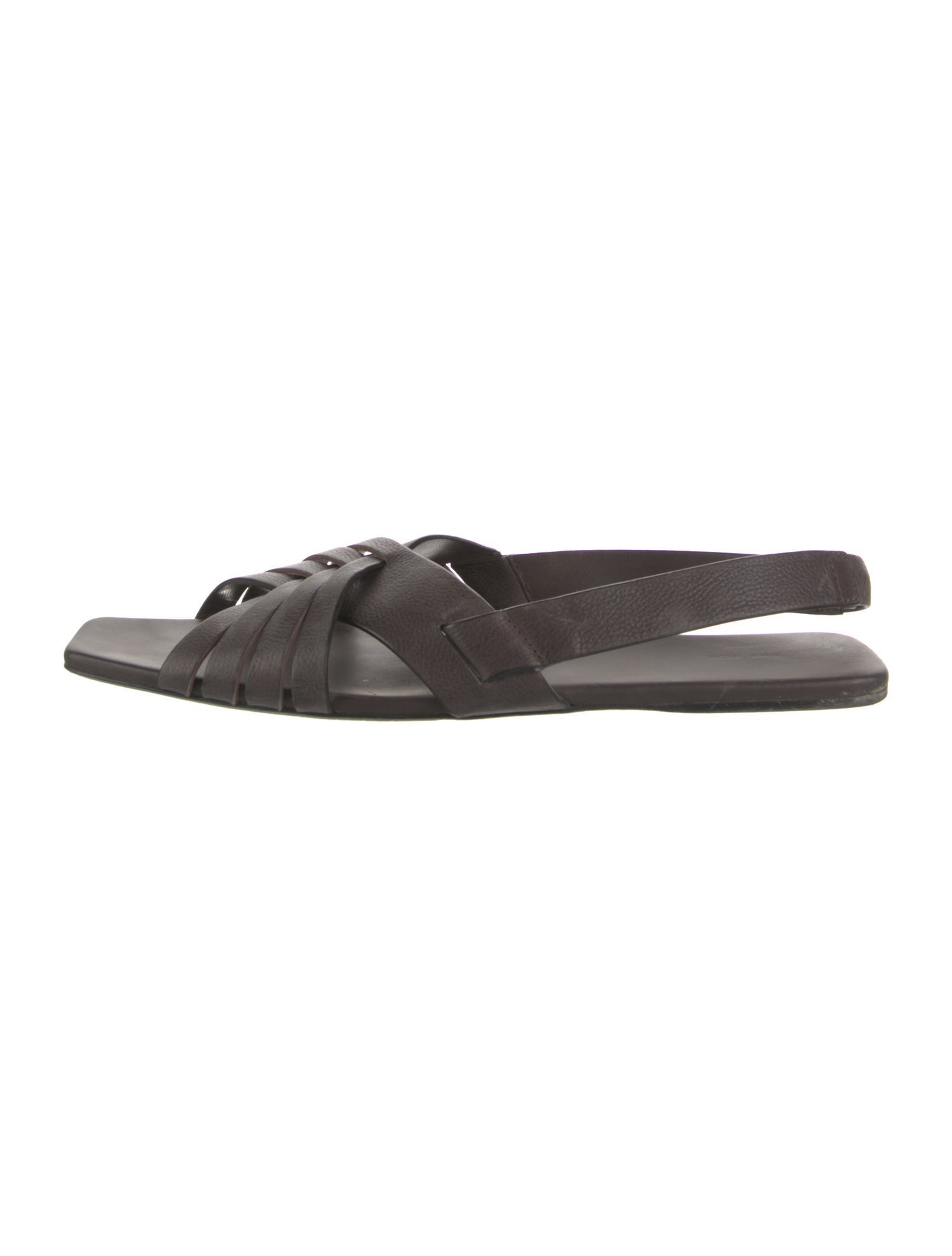 The Row Leather Slingback Sandals