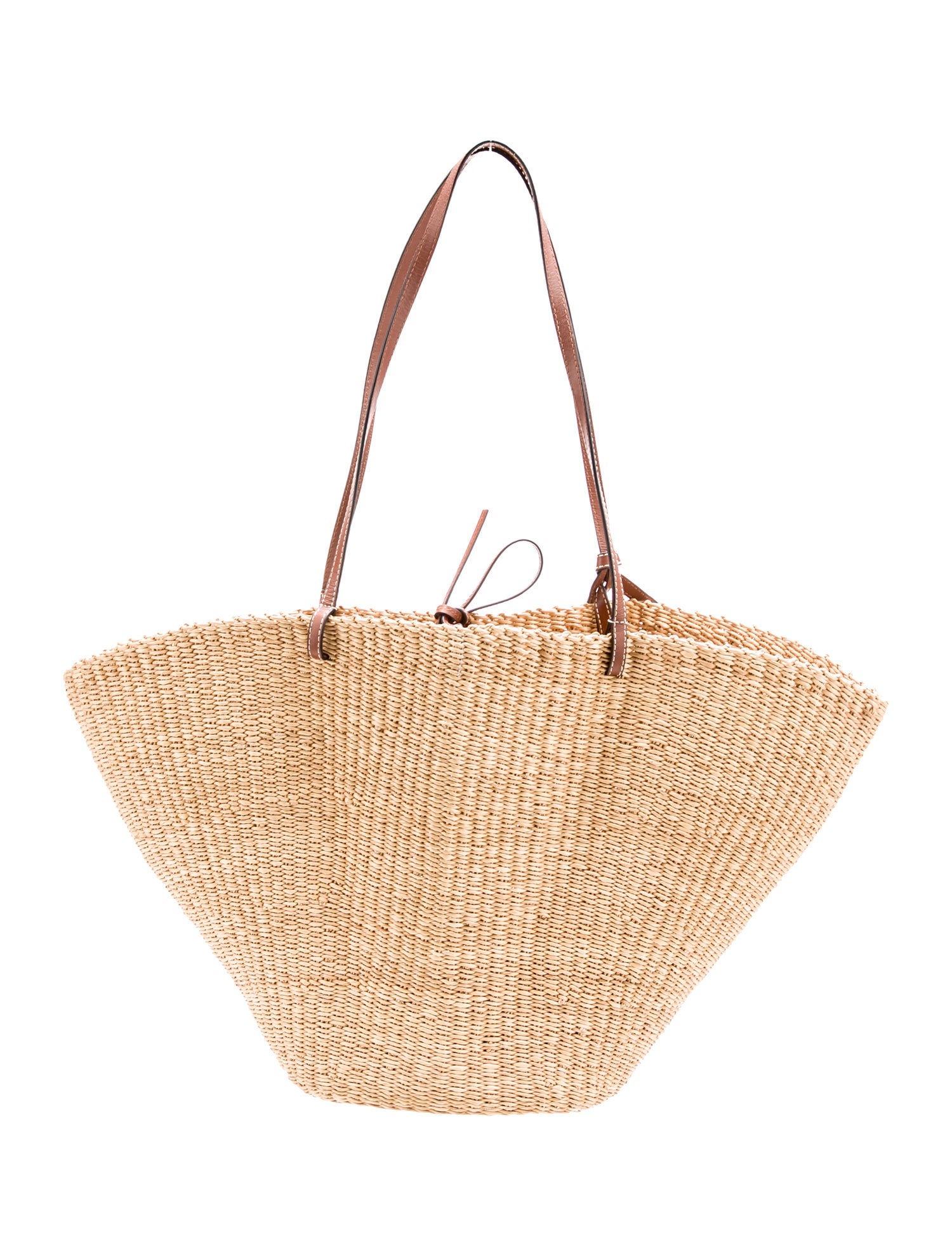 The Row Raffia Shell Basket
