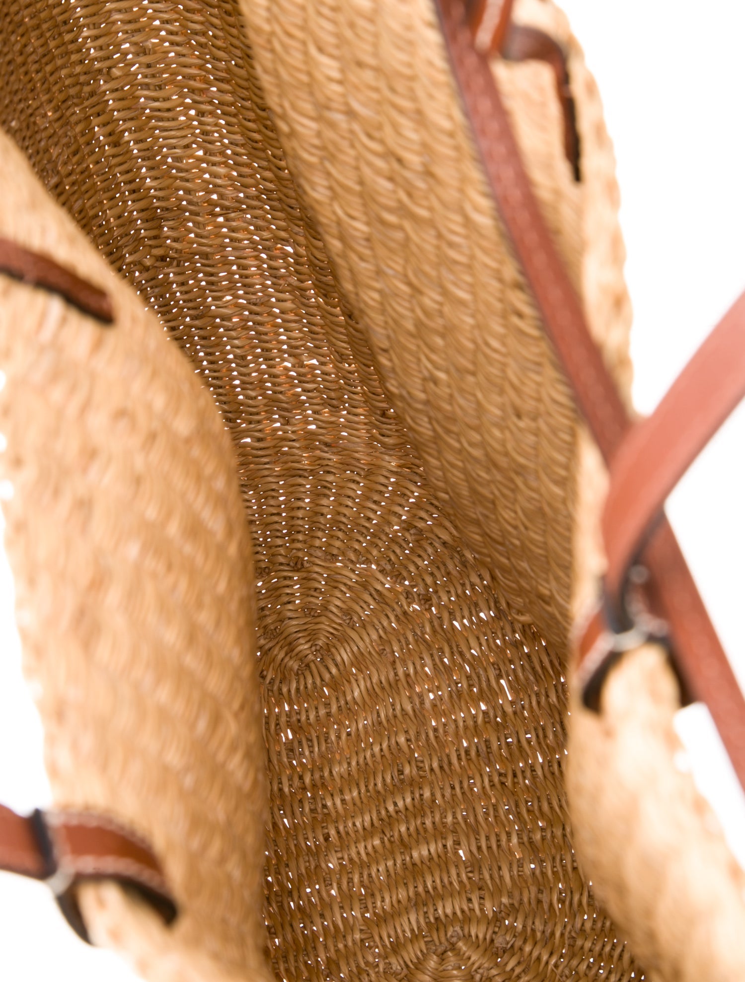 The Row Raffia Shell Basket