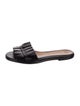 The Row Emma Leather Slides