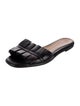 The Row Emma Leather Slides