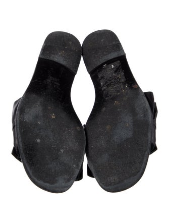 The Row Emma Leather Slides