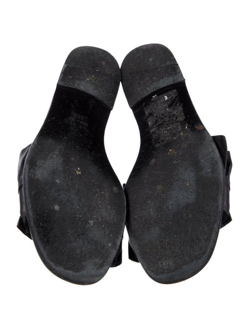 The Row Emma Leather Slides