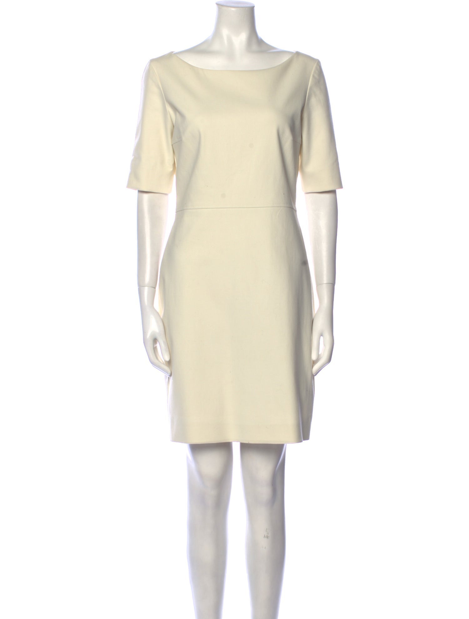 The Row Bateau Neckline Mini Dress