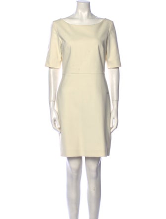 The Row Bateau Neckline Mini Dress