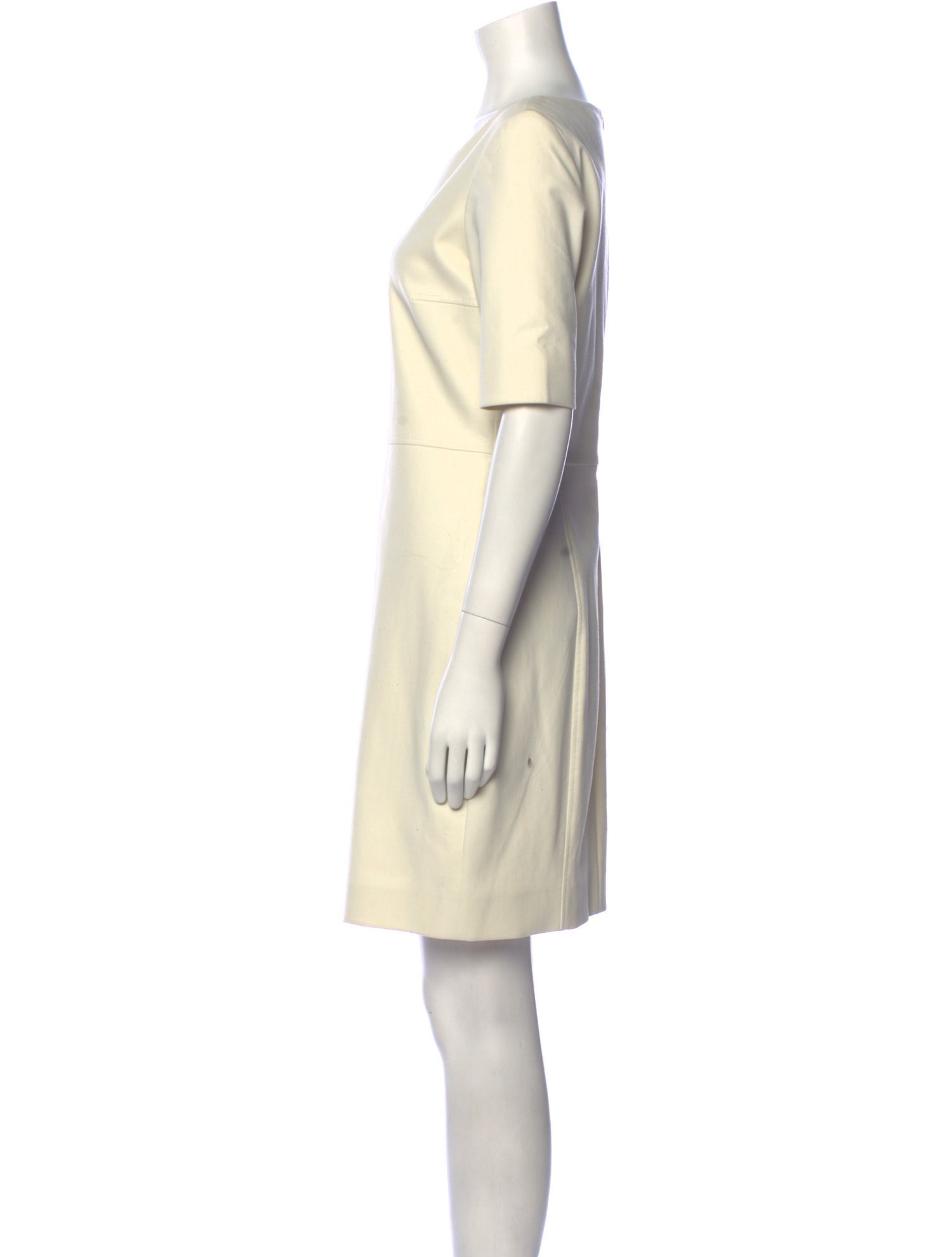 The Row Bateau Neckline Mini Dress