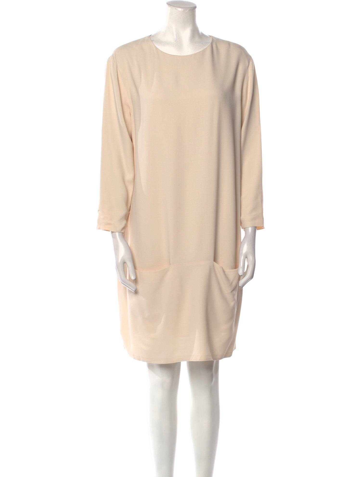 The Row Crew Neck Knee-Length Dress