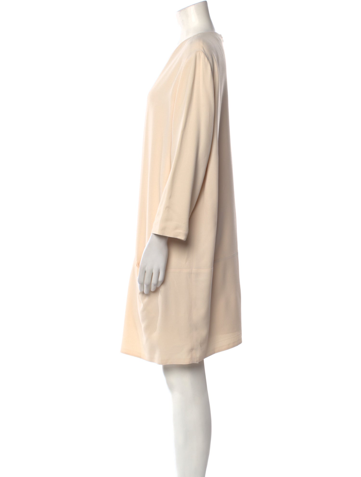 The Row Crew Neck Knee-Length Dress