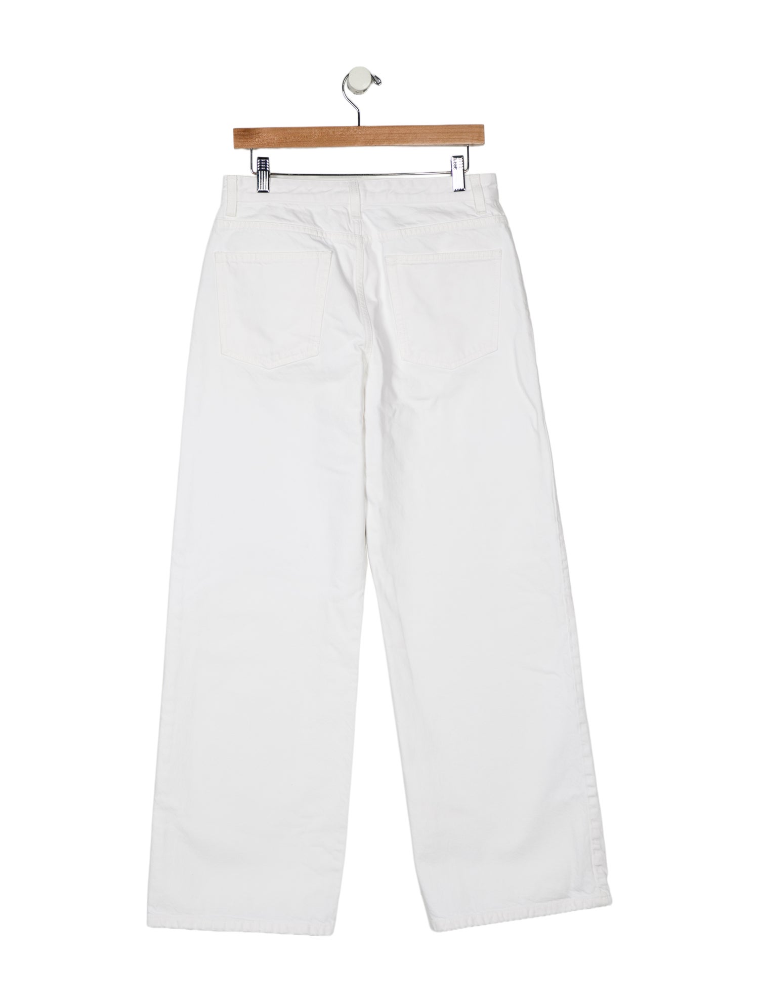 The Row Mid-Rise Wide Leg Jeans