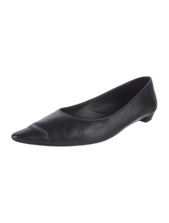The Row Lady D Leather Flats