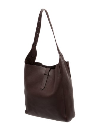 The Row Leather Blake Hobo Bag in Leather