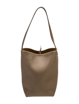 The Row Leather N/S Park Tote Small