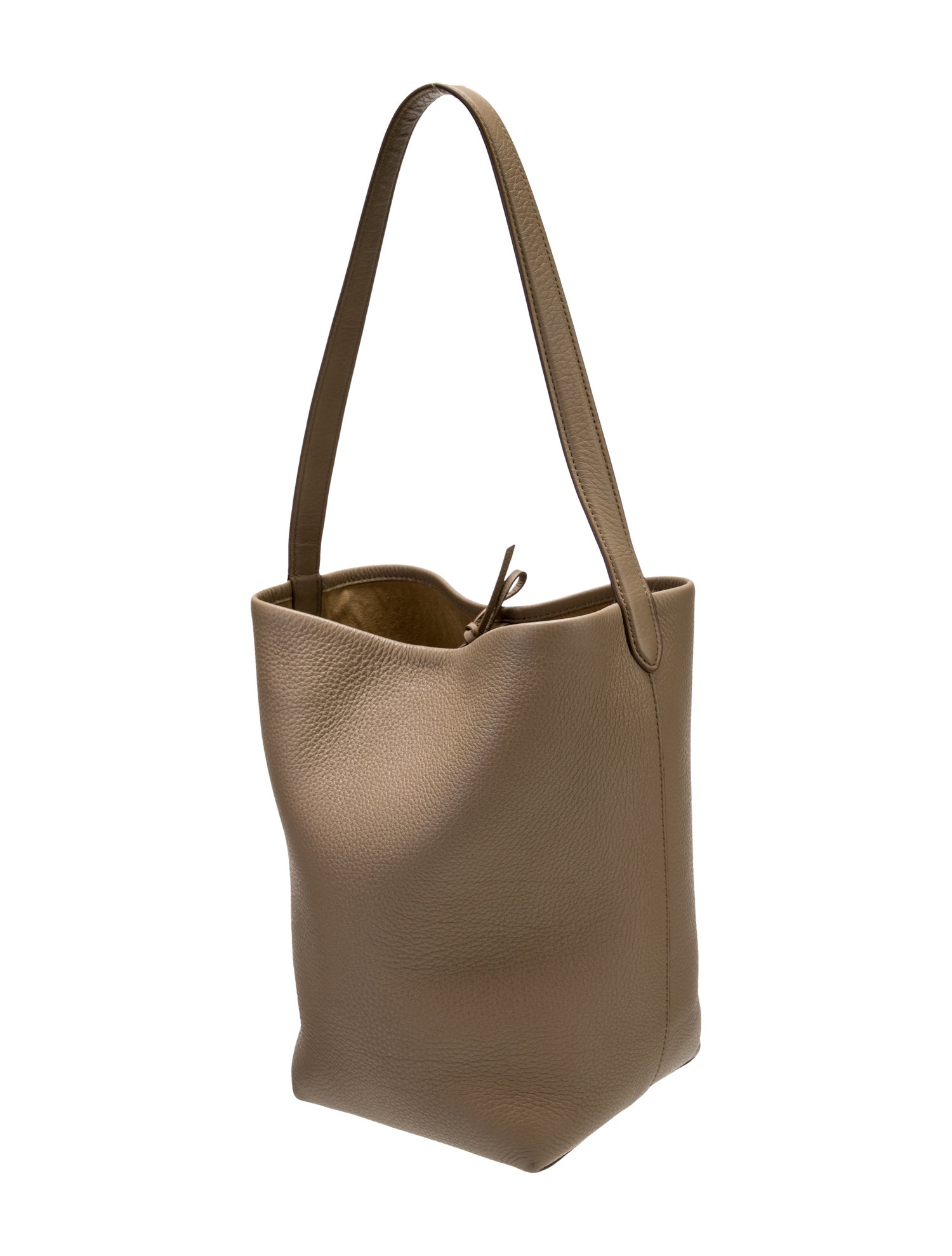 The Row Leather N/S Park Tote Small