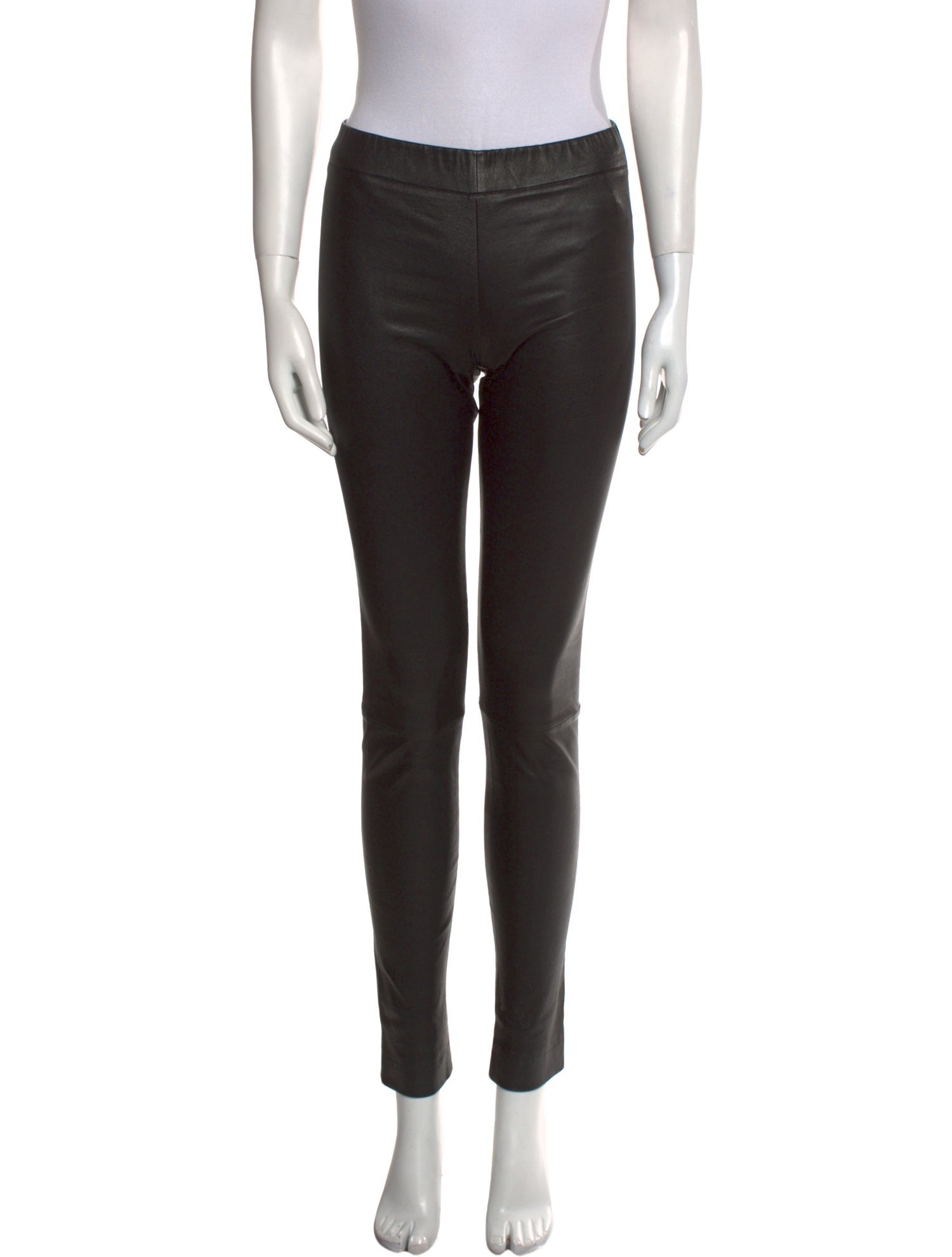 The Row Leather Skinny Leg Pants