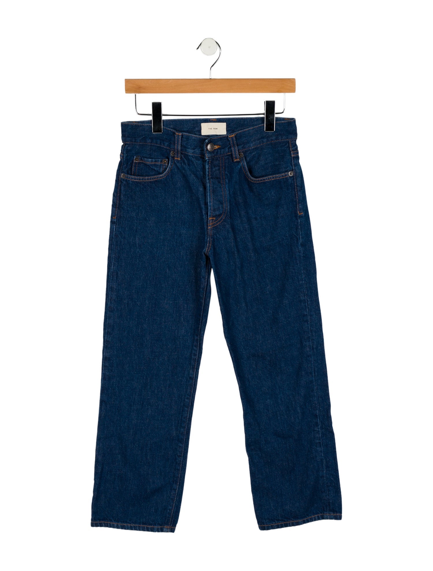 The Row Mid-Rise Straight Leg Jeans