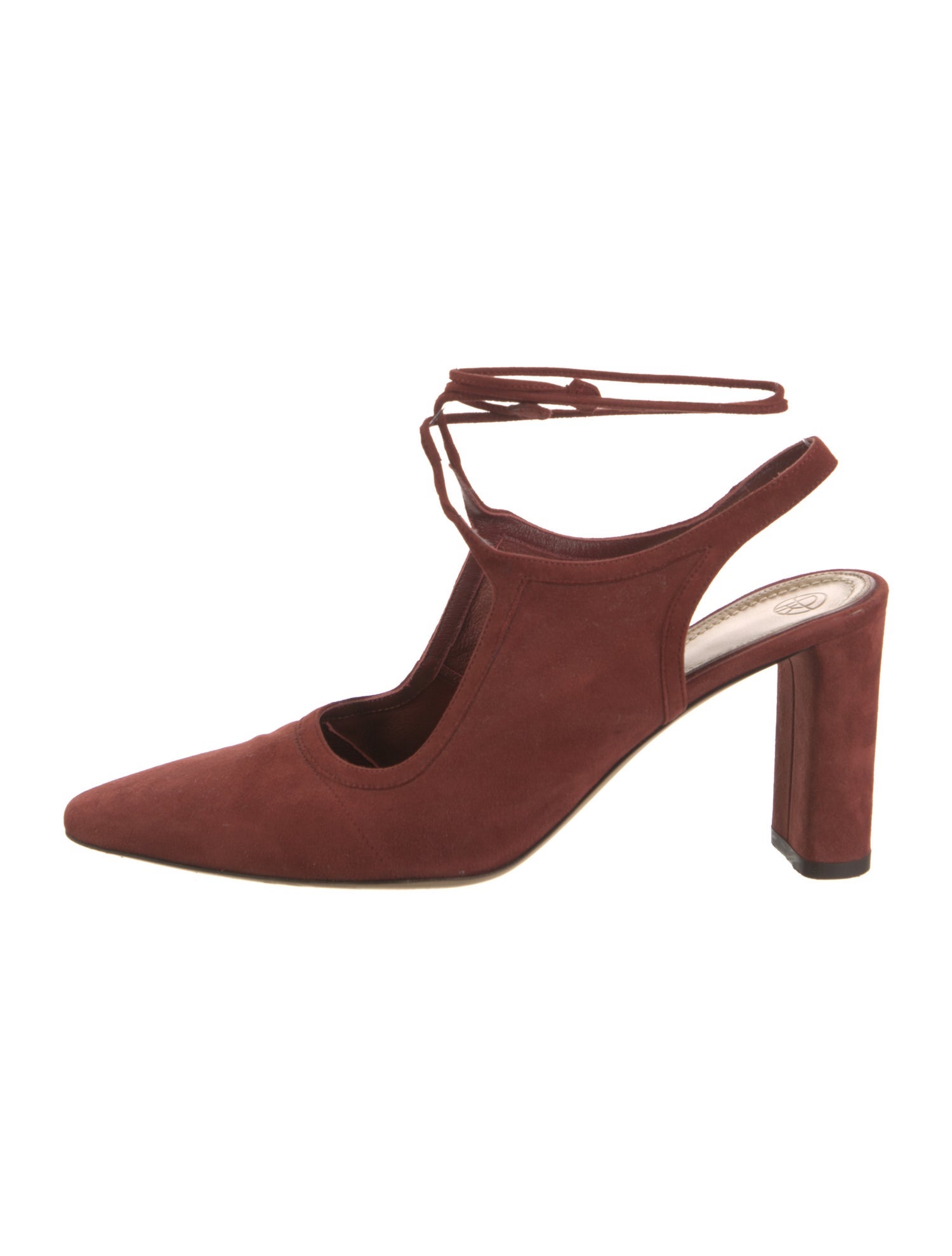 The Row Suede Slingback Pumps