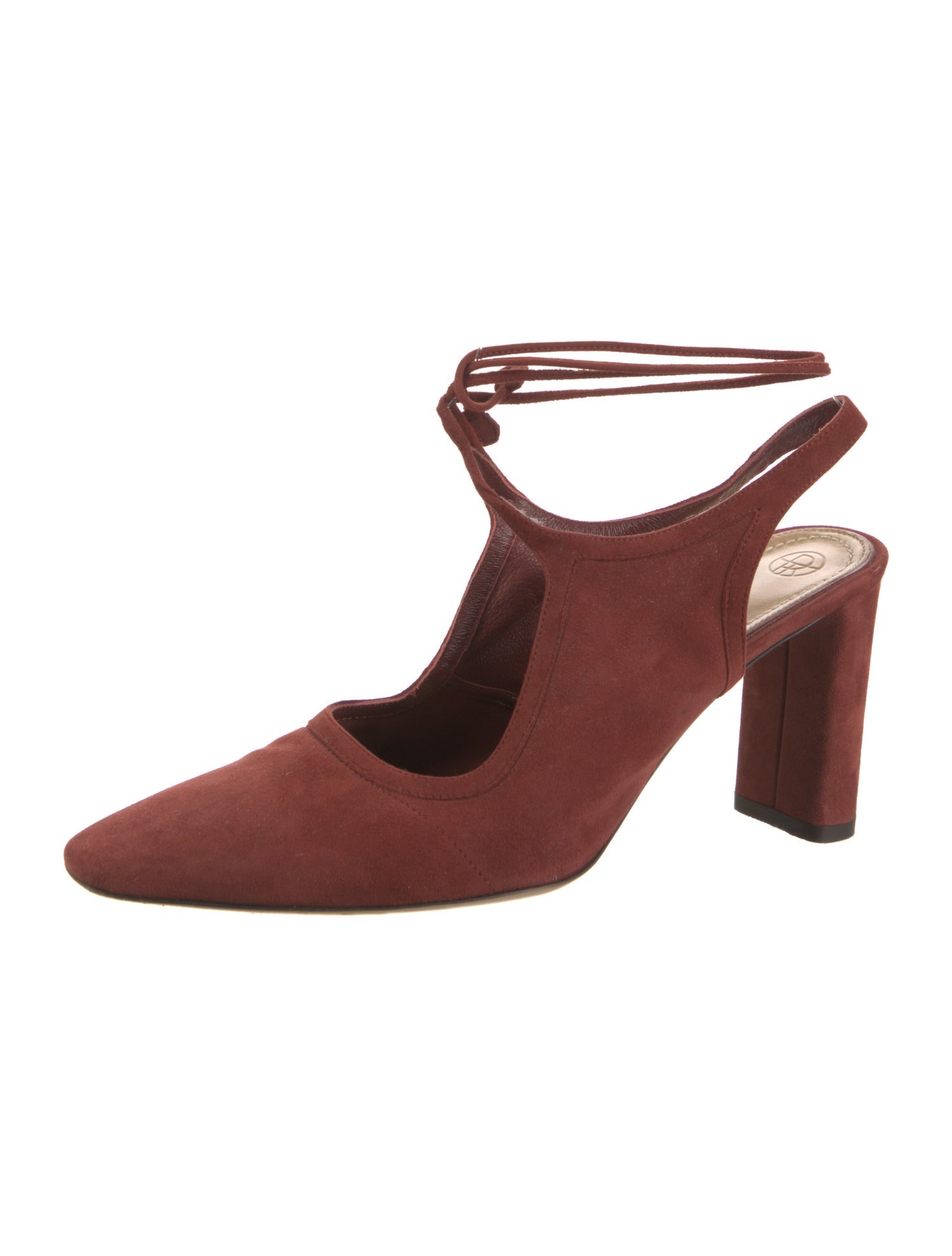 The Row Suede Slingback Pumps