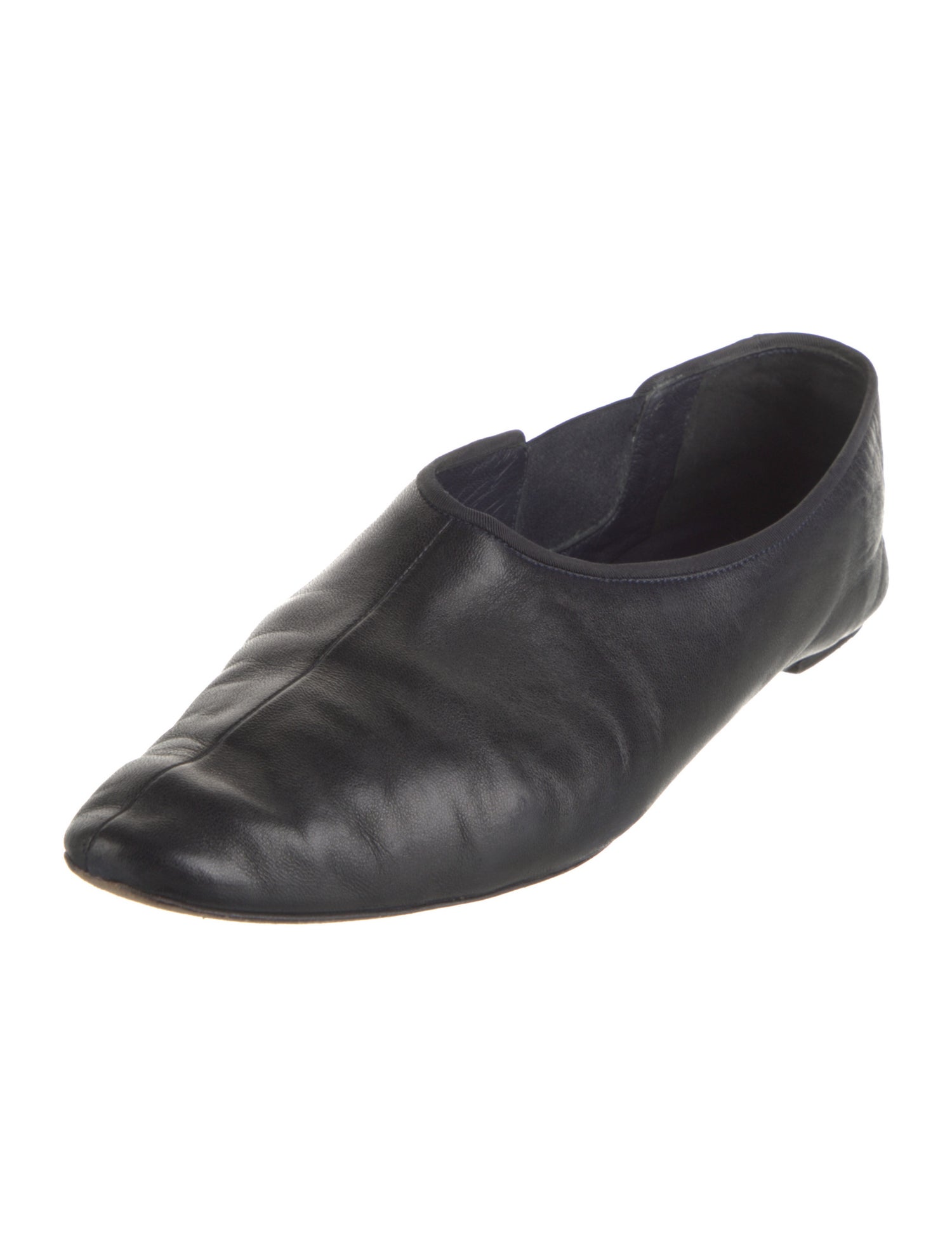 The Row Leather Ballet Flats