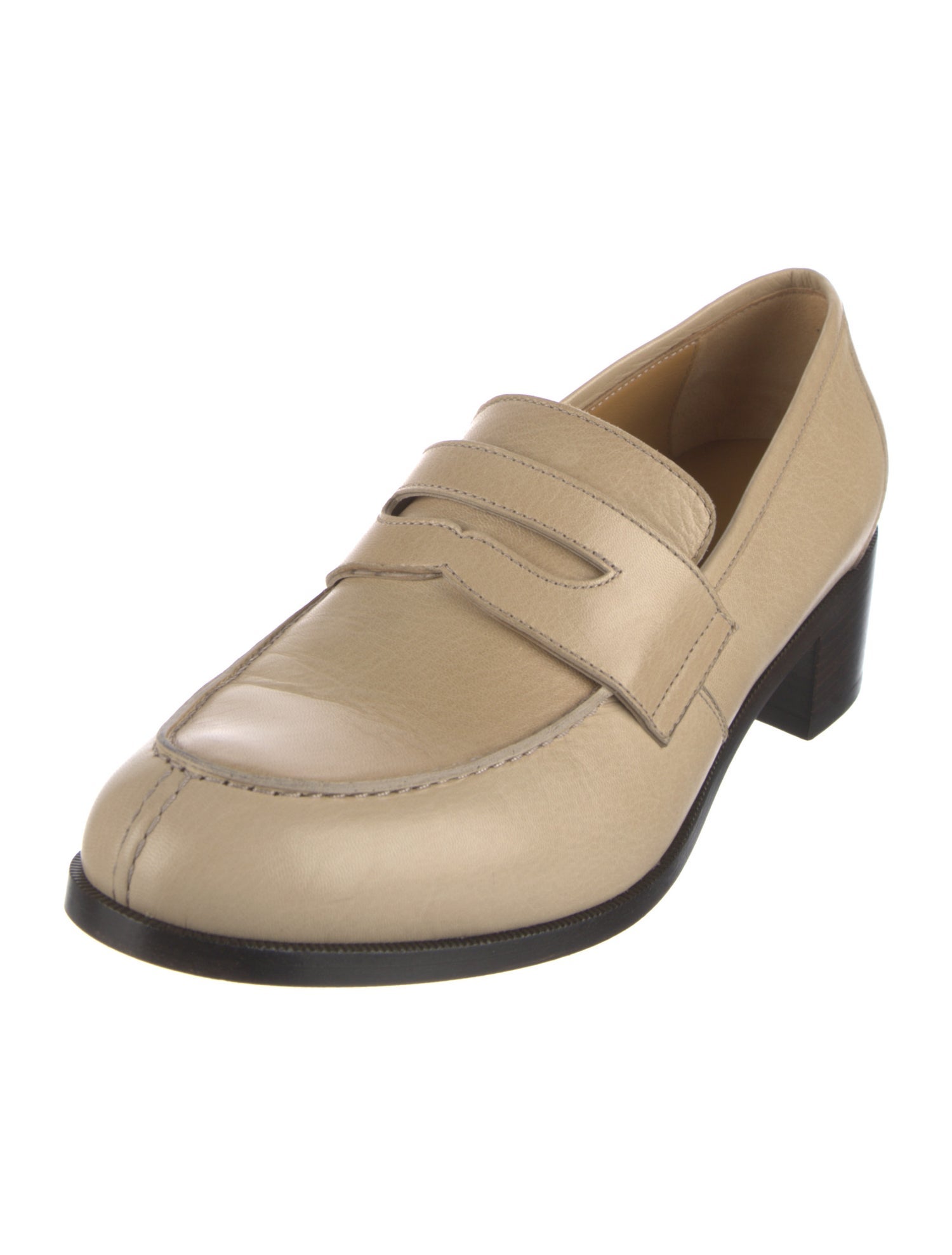 The Row Leather Pumps