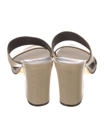 The Row Leather Slides