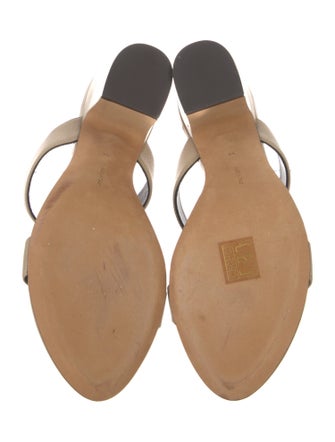 The Row Leather Slides