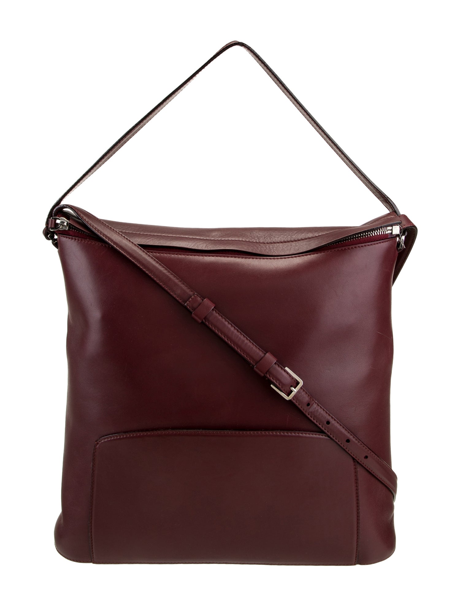 The Row Leather Shoulder Bag