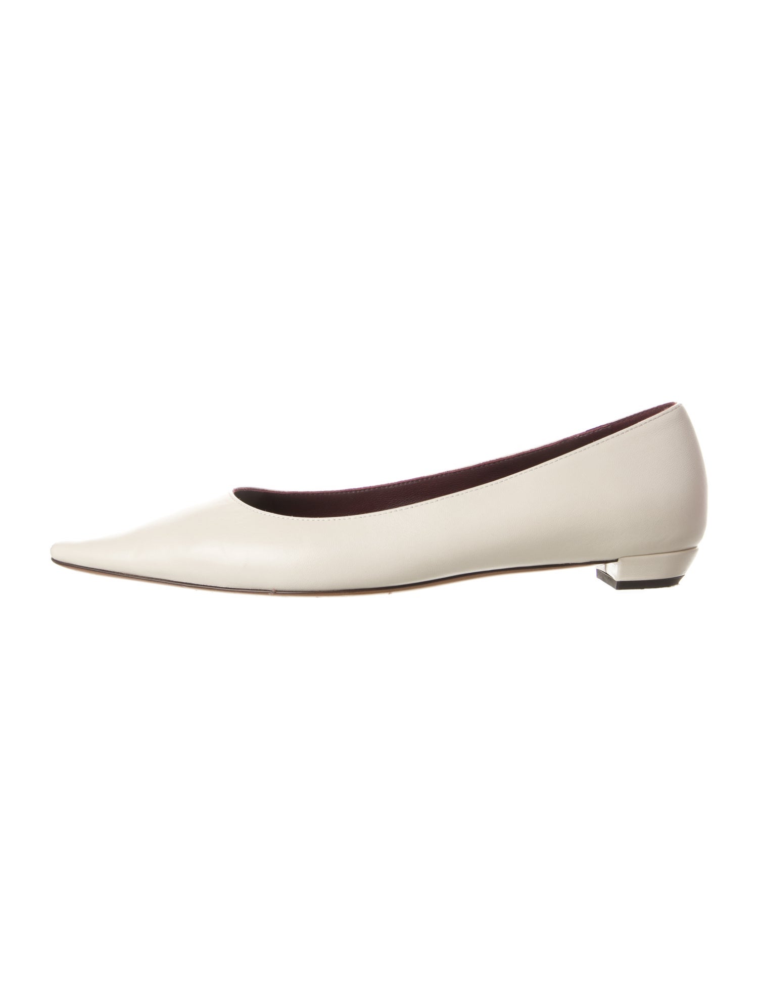 The Row Claudette Leather Ballet Flats