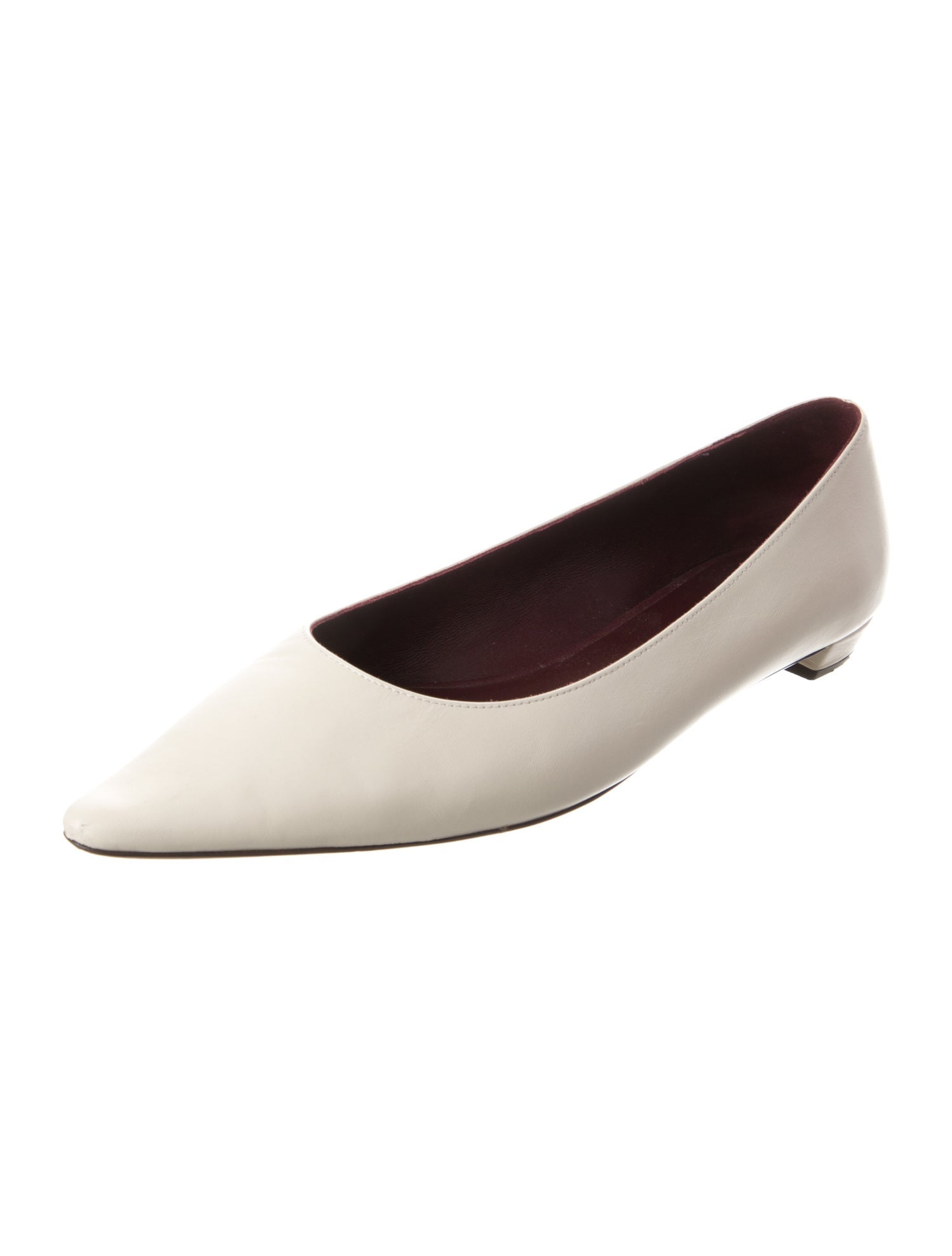 The Row Claudette Leather Ballet Flats