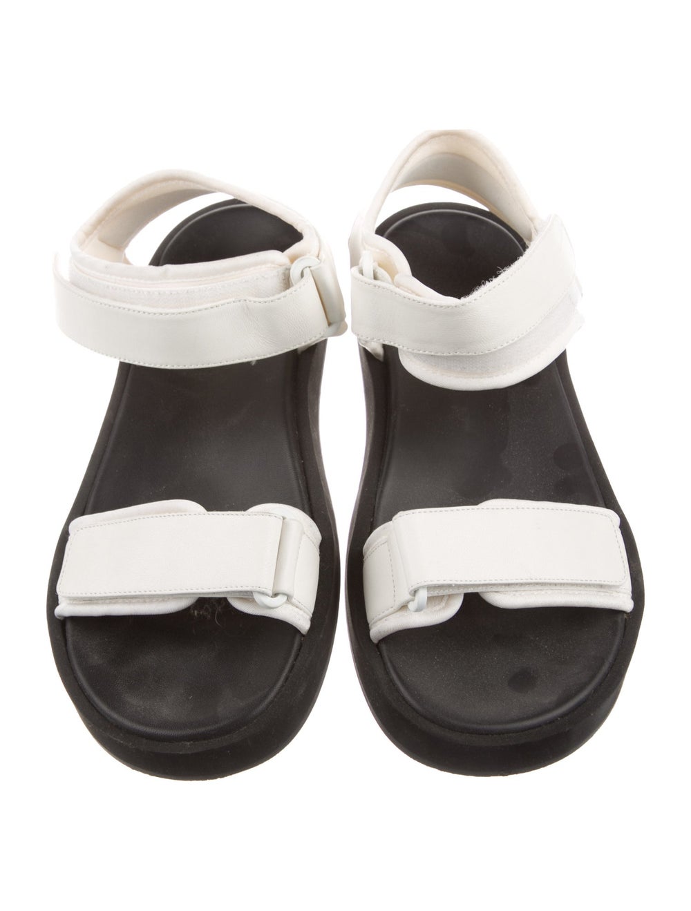 The Row Hook-and-Loop Slides White Neoprene Leath… - image 3