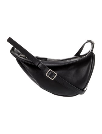 The Row Leather Slouchy Banana Bag Small