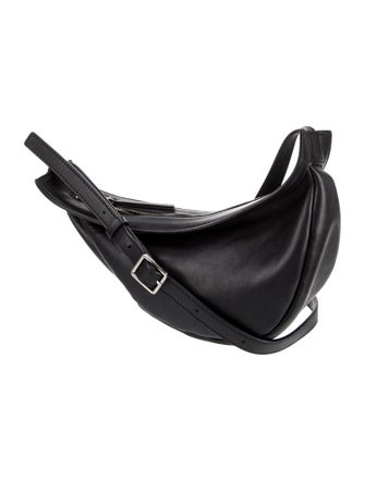 The Row Leather Slouchy Banana Bag Small