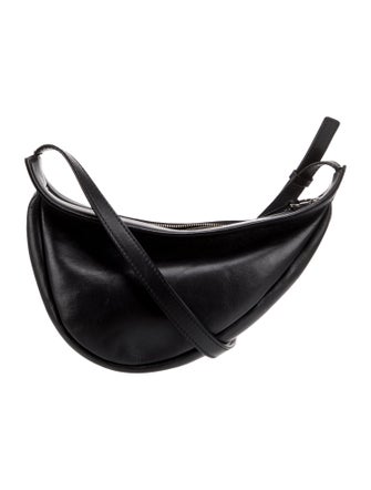 The Row Leather Slouchy Banana Bag Small